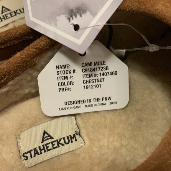 STAHEEKUM Suede Cami Mule- Women’s Size 7- NWT - Picture 8 of 12